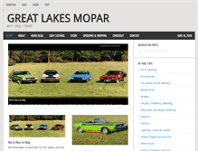 Tablet Screenshot of greatlakesmopar.com